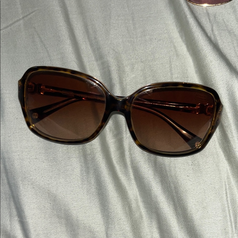 Coach Tortoise Shell Sunglasses